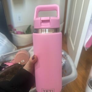 YETI Pink Insulated Bottle